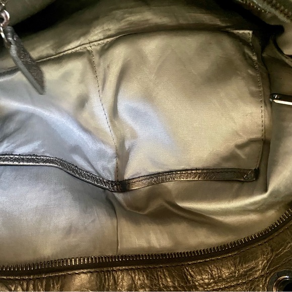 Michael Kors Collection Skorpios Gold Shopper Work Laptop Tote bag - Picture 5 of 10